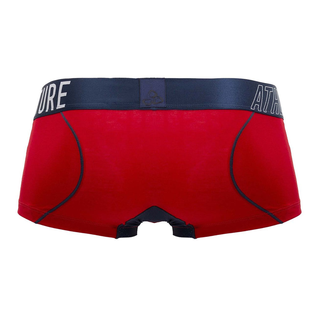 Red Private Structure Athlete Trunk by CITYBOYZ USA with sleek design, displayed on a plain background.