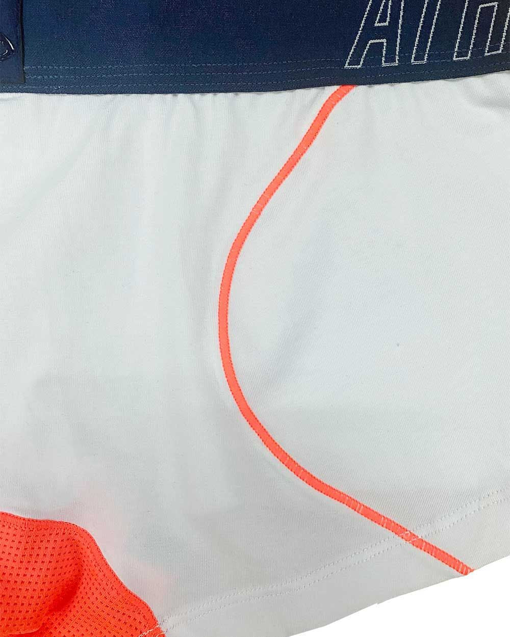 White CITYBOYZ USA Private Structure athlete trunk with sleek design and comfortable fit, featuring a supportive waistband.