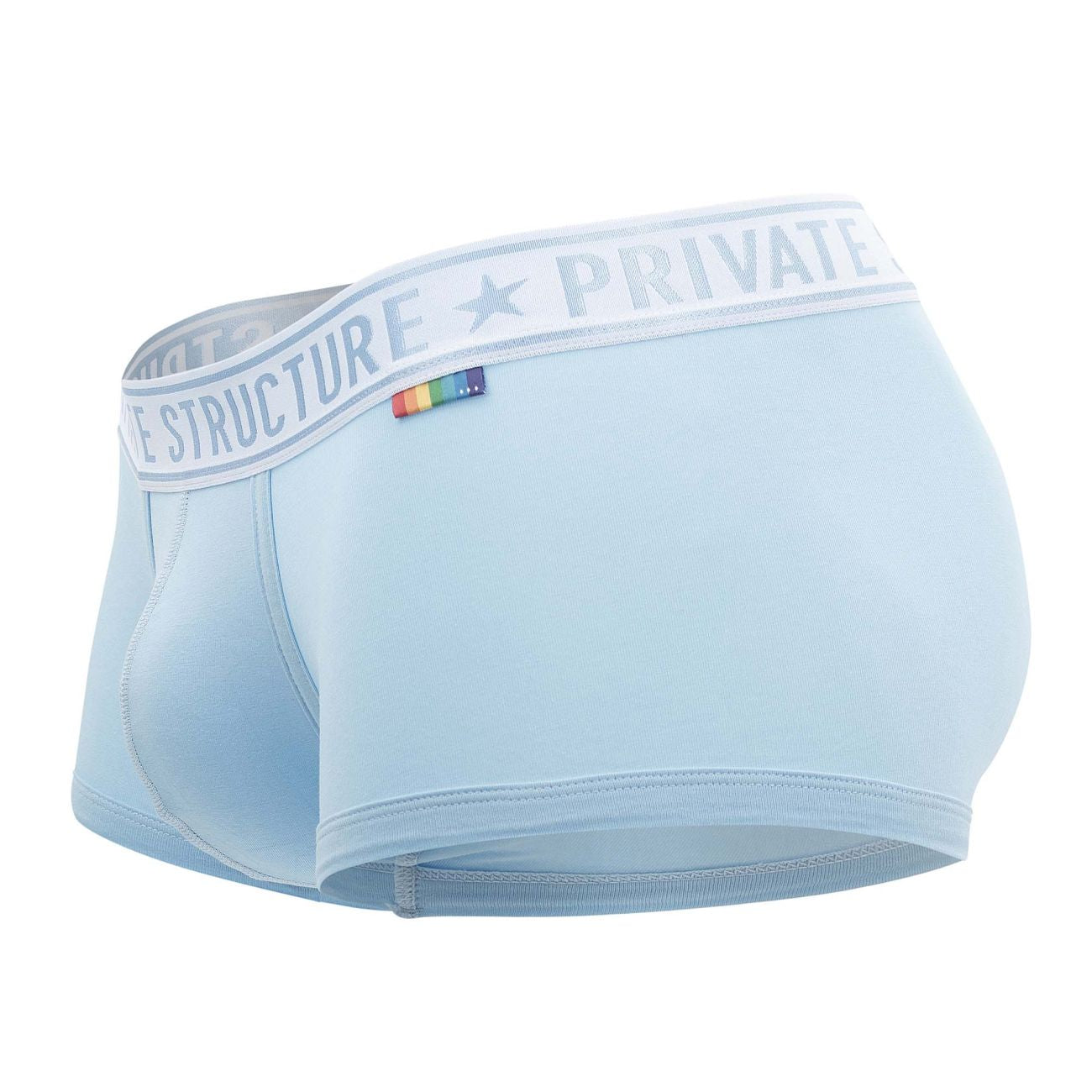 Yellow and blue mid-waist trunk underwear set by CITYBOYZ★USA, showing the colorful fabric and comfortable fit.