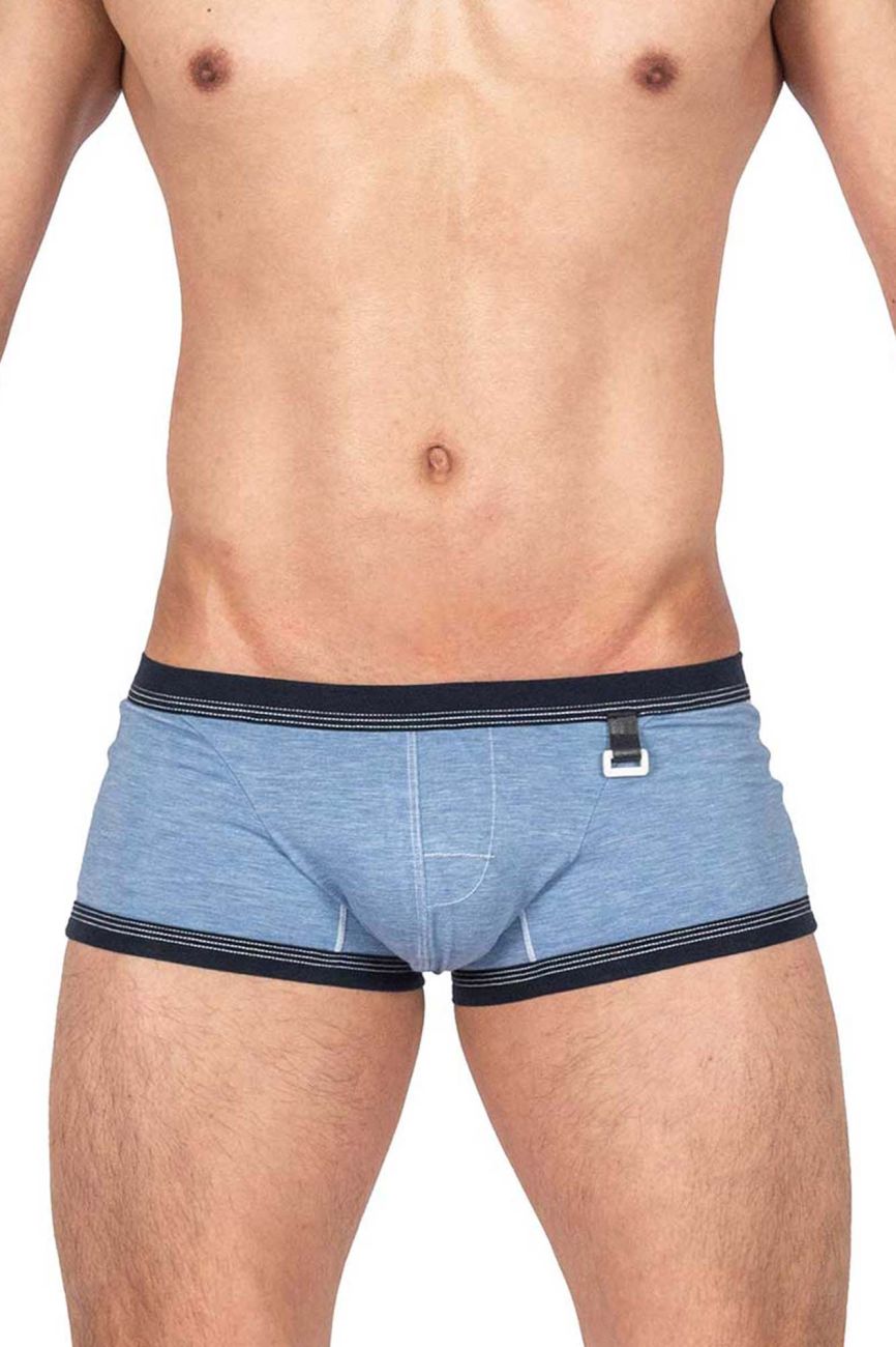 CITYBOYZ USA Private Structure Barn Boy low rise trunk underwear in denim fabric with a snug fit and comfortable waistband.
