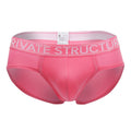 Private Structure Platinum Bamboo Brief by CITYBOYZ★USA in blush color, showing the soft fabric and comfortable fit.