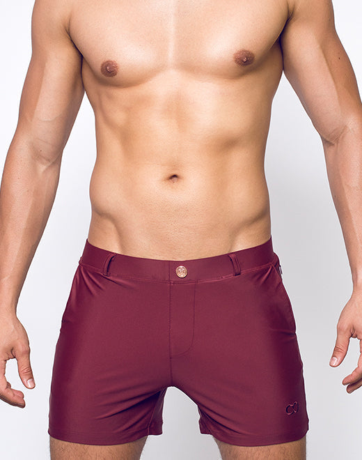 CityBOYZ USA 2Eros Bondi Short for men, stylish casual shorts with a modern fit, shown in navy blue fabric.