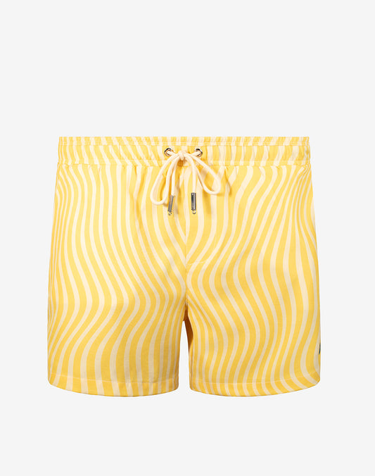2Eros Printed Byron Shorts - Dolce Yellow Swim Shorts- CITYBOYZ★USA