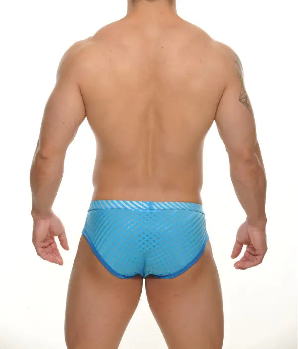 Blue Starkey Brief underwear for men by CITYBOYZ★USA, featuring a comfortable fit and modern design.