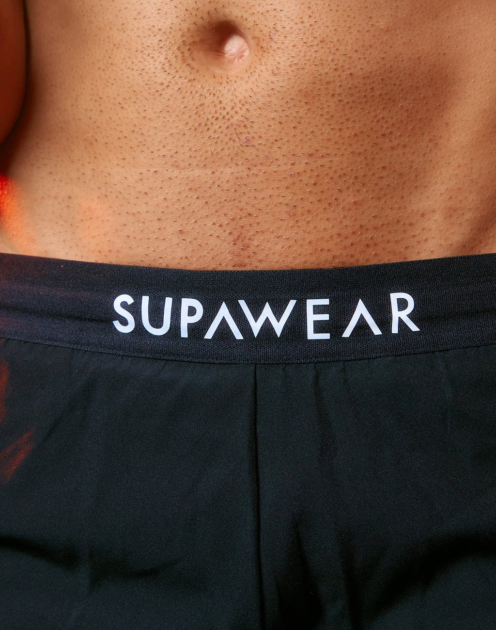 Black Supawear SPR Performance Shorts by CITYBOYZ★USA, athletic shorts with a sleek design and comfortable fit.
