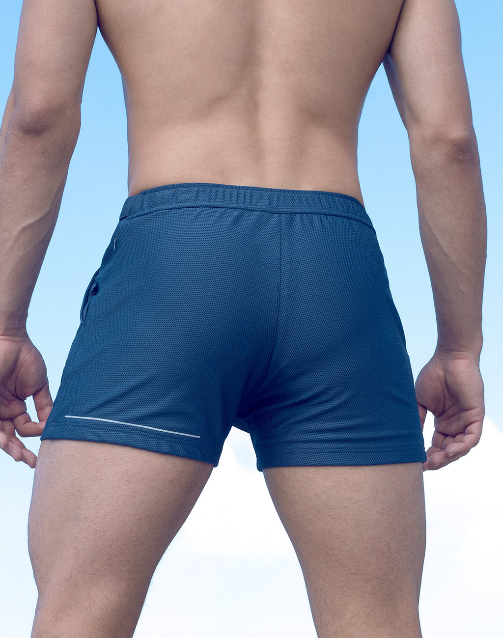 Blue Supawear SPR Mesh Shorts by CITYBOYZ★USA, athletic shorts with breathable mesh fabric and sporty design.