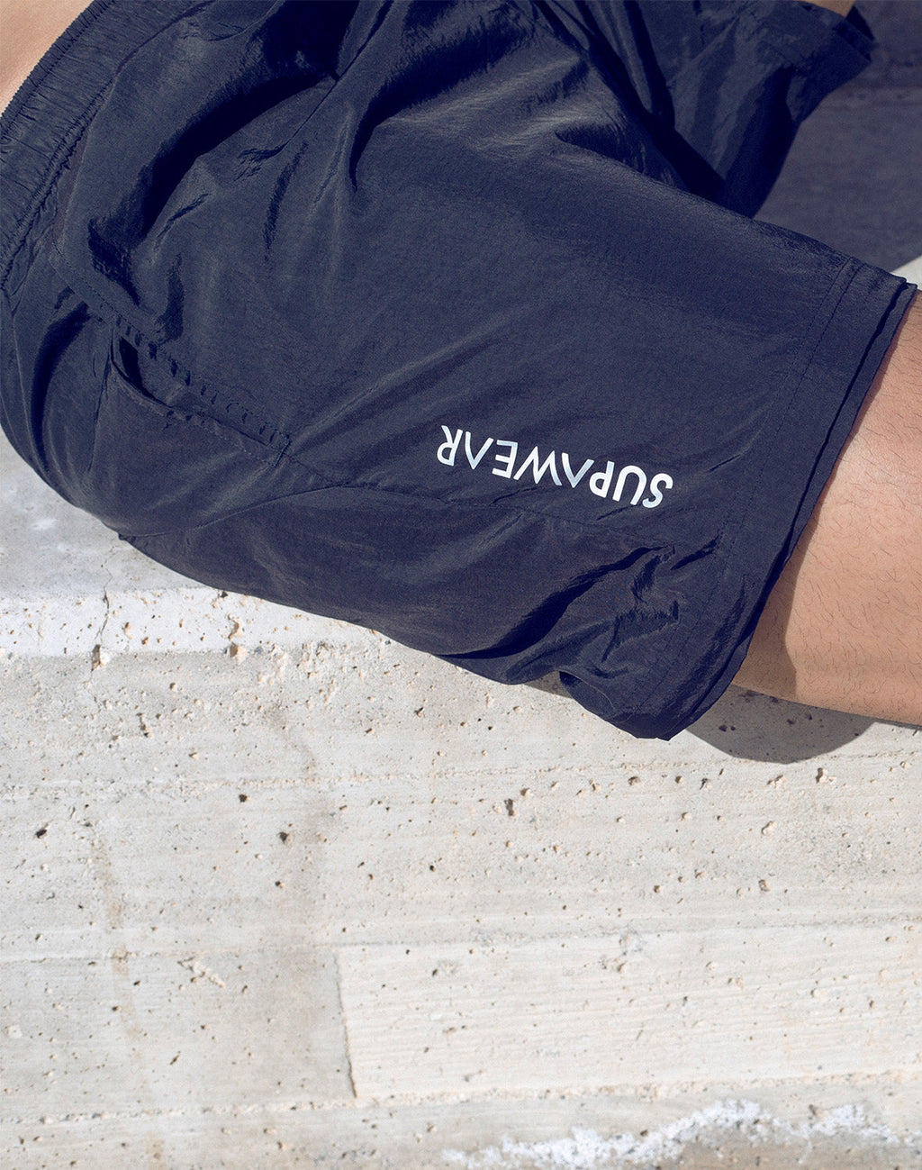 Black Supawear zip-off pants by CITYBOYZ★USA, showing the convertible design with zip-off legs and stylish fit.