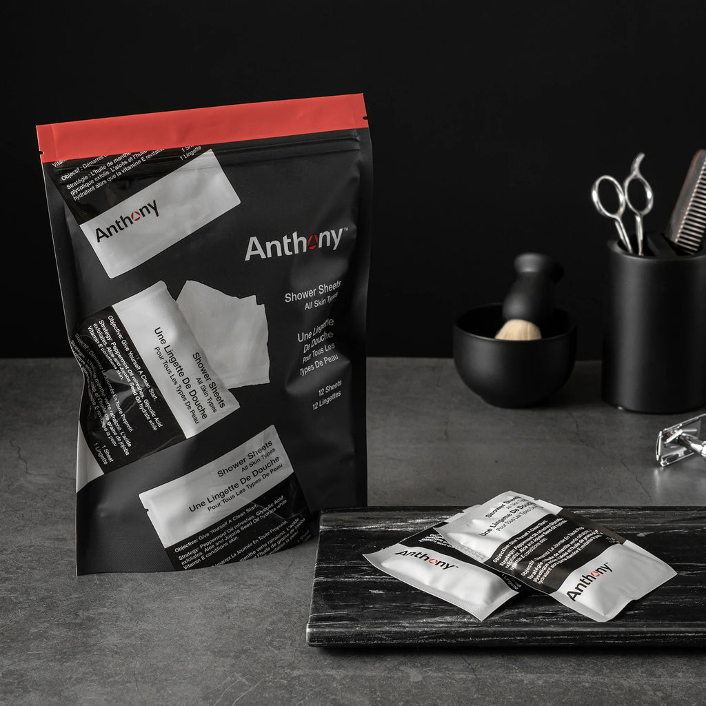 Anthony Shower Sheets - Best Body Wipes for Men
