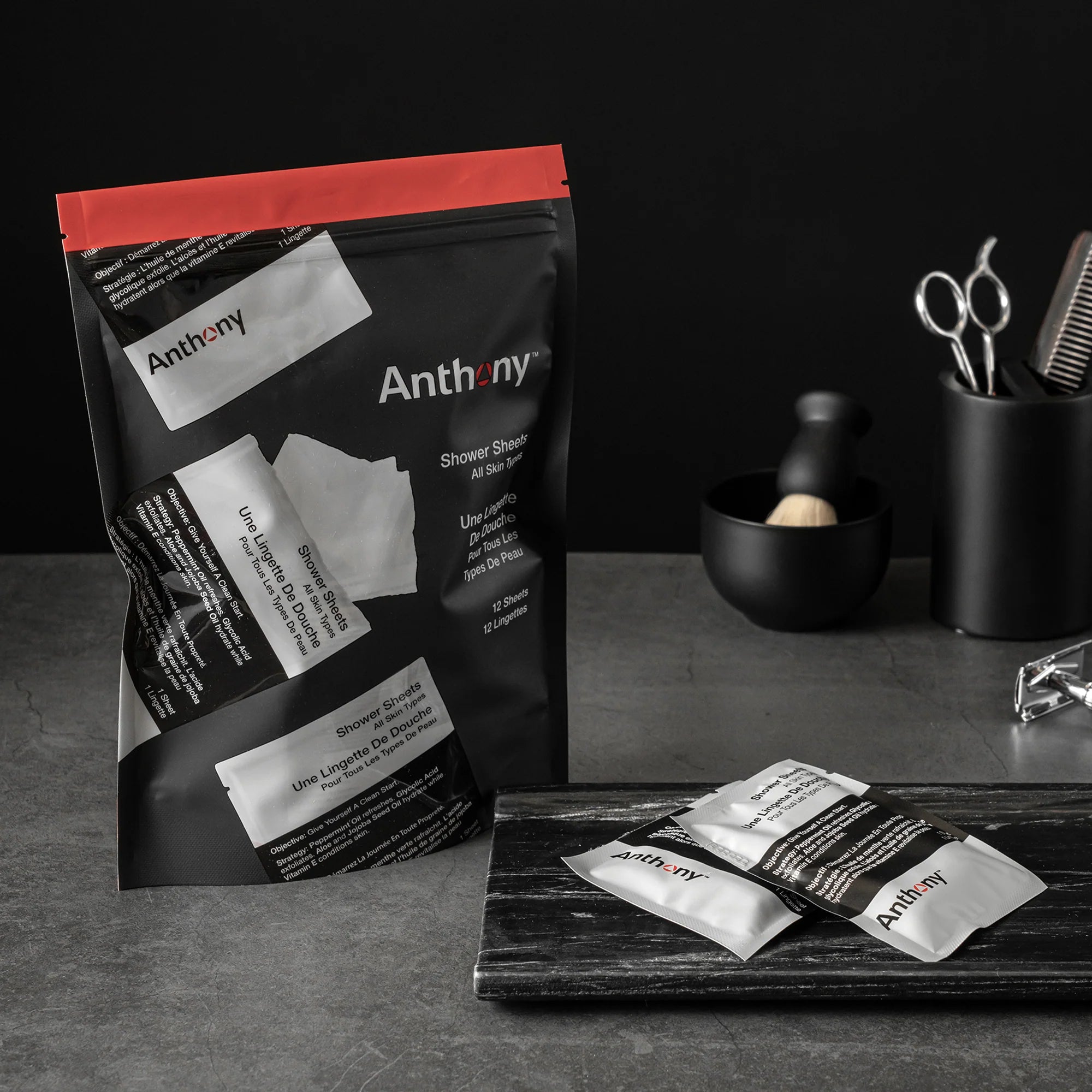 Anthony Shower Sheets - Best Body Wipes for Men