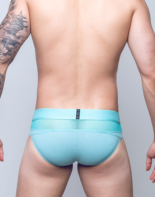 CityBOYZ★USA 2Eros Hermes brief underwear in black, featuring a comfortable fit and stylish design.