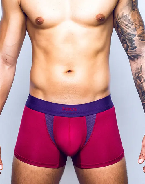 Black Eros Cronus trunk underwear by CITYBOYZ★USA, featuring a snug fit and stylish design, displayed on a plain background.