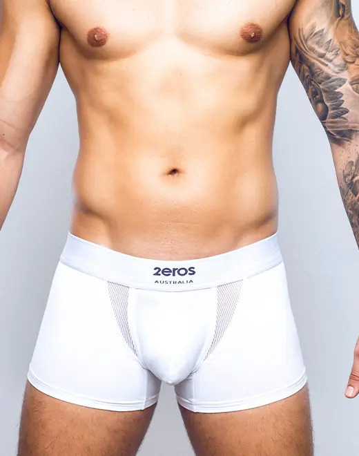 CityBOYZ USA 2Eros Cronus trunk underwear in black with logo waistband, showcasing comfortable fit and modern style.