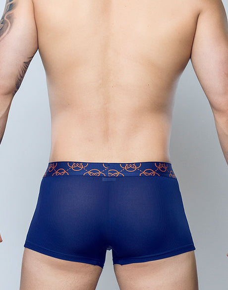 CityBOYZ USA 2Eros Himeros underwear trunk in black, showcasing comfortable fit and stylish design with soft fabric and modern cut.