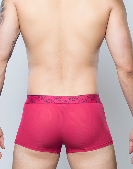 CityBOYZ USA 2Eros Himeros underwear trunk in black, showing a snug fit with soft fabric and stylish design.
