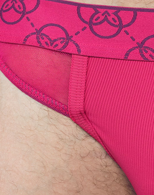 CITYBOYZ★USA 2Eros Himeros underwear thong with luxurious comfort, shown in black with sleek design and minimal fabric.