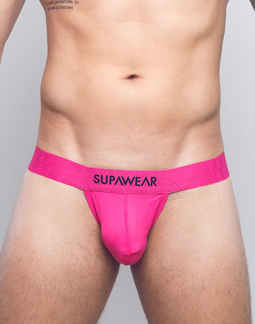 Supawear Neon Thong underwear by CITYBOYZ★USA, bright neon fabric with minimal coverage and sleek design.