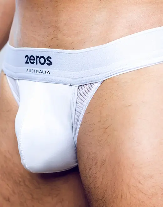 CityBoyz USA Eros Cronus jockstrap underwear with supportive waistband and durable fabric, shown in a close-up view.