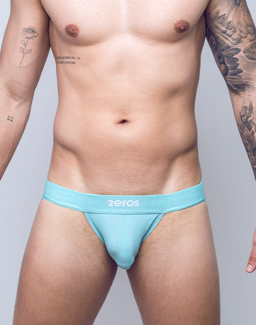 CityBoyz USA 2Eros Hermes jockstrap underwear with black straps and supportive pouch, displayed on a white background.
