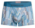 Blue Unico Ocarina Trunk by CITYBOYZ★USA, showcasing a compact storage trunk with a textured surface and metal hardware.