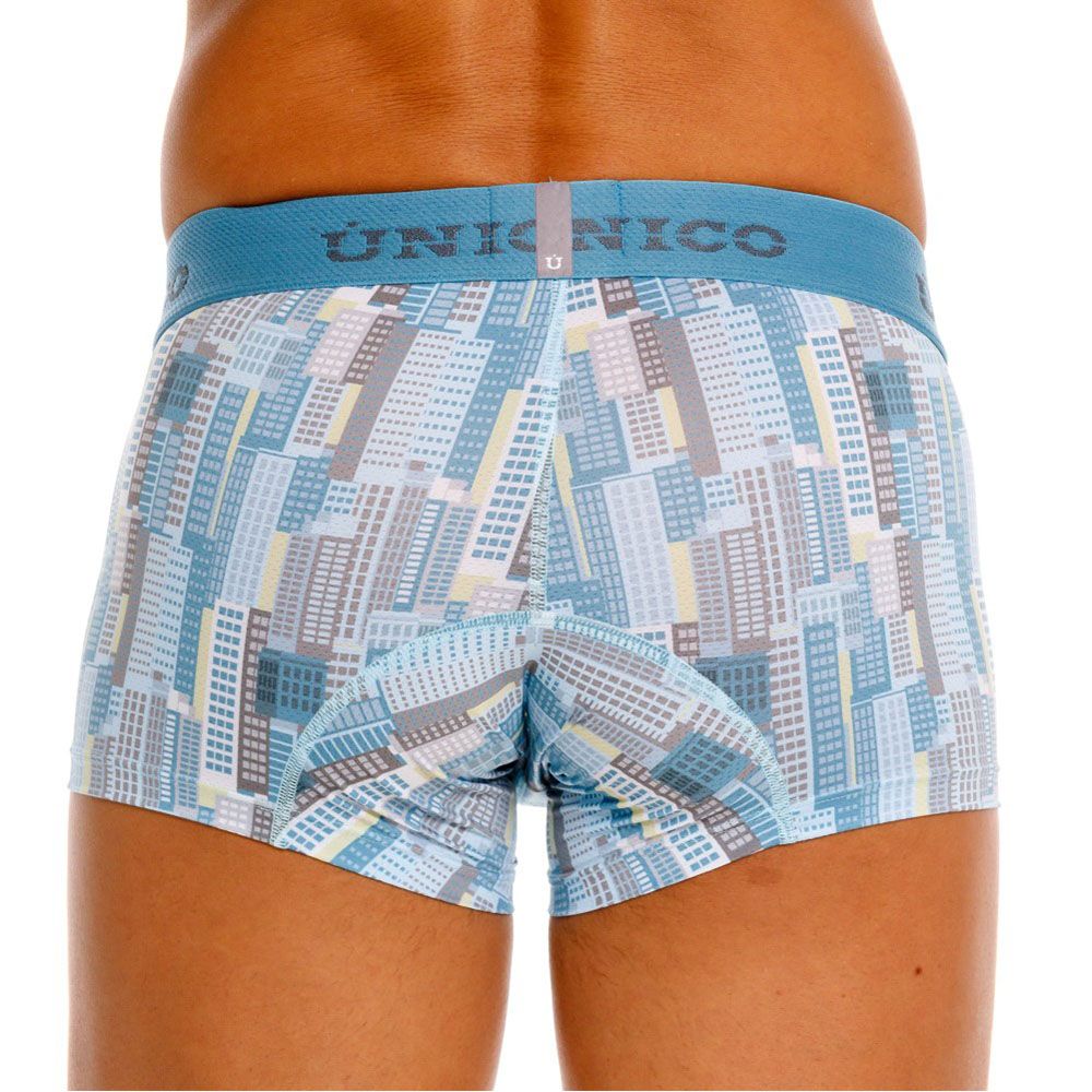 Blue Unico Ocarina Trunk by CITYBOYZ★USA, showcasing a compact, stylish storage trunk with detailed design elements.