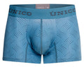 Blue Unico Lenoso trunk by CITYBOYZ★USA, featuring a spacious design with sleek fabric and stylish details.