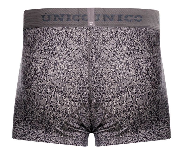 Gray Unico suede trunk by CITYBOYZ★USA featuring soft suede material and sleek rectangular design.