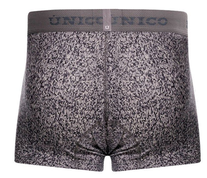 Gray Unico suede trunk by CITYBOYZ★USA featuring soft suede material and sleek rectangular design.
