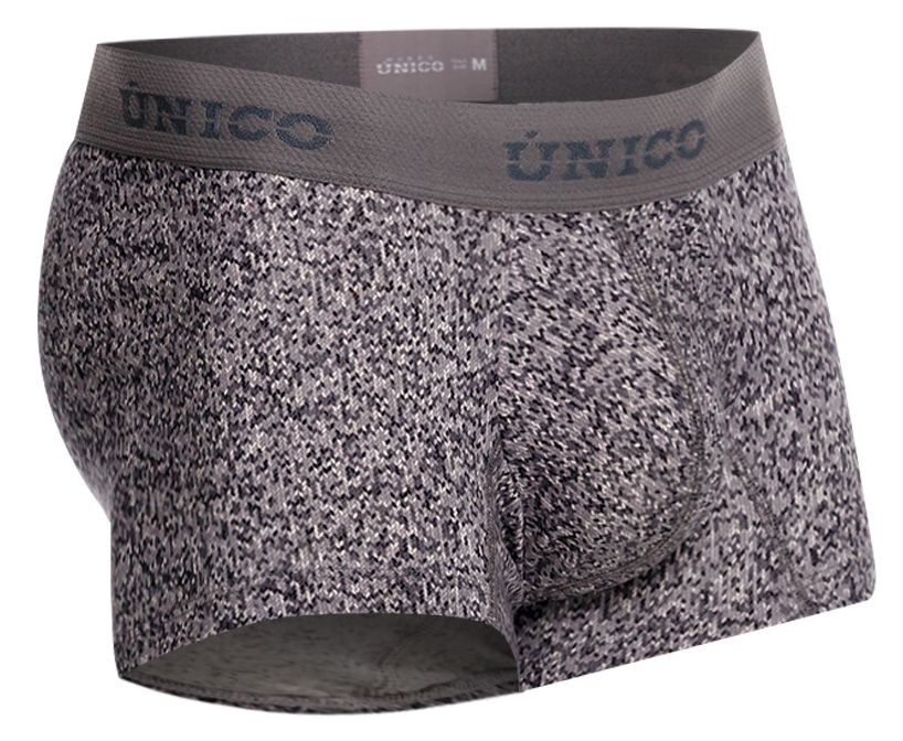 Gray Unico suede trunk by CITYBOYZ★USA featuring a sleek, modern design with smooth suede fabric and sturdy hardware.