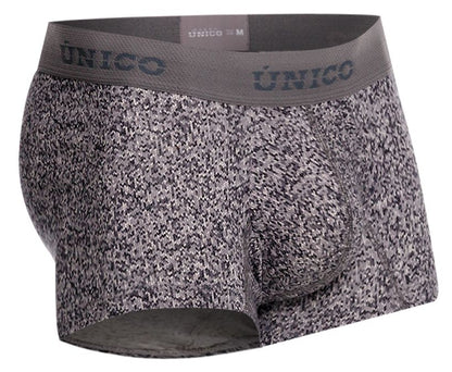 Gray Unico suede trunk by CITYBOYZ★USA featuring a sleek, modern design with smooth suede fabric and sturdy hardware.