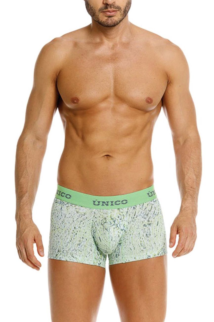 Green Unico Hunos Trunk by CITYBOYZ★USA showing a spacious fabric trunk with sturdy handles and secure closures.