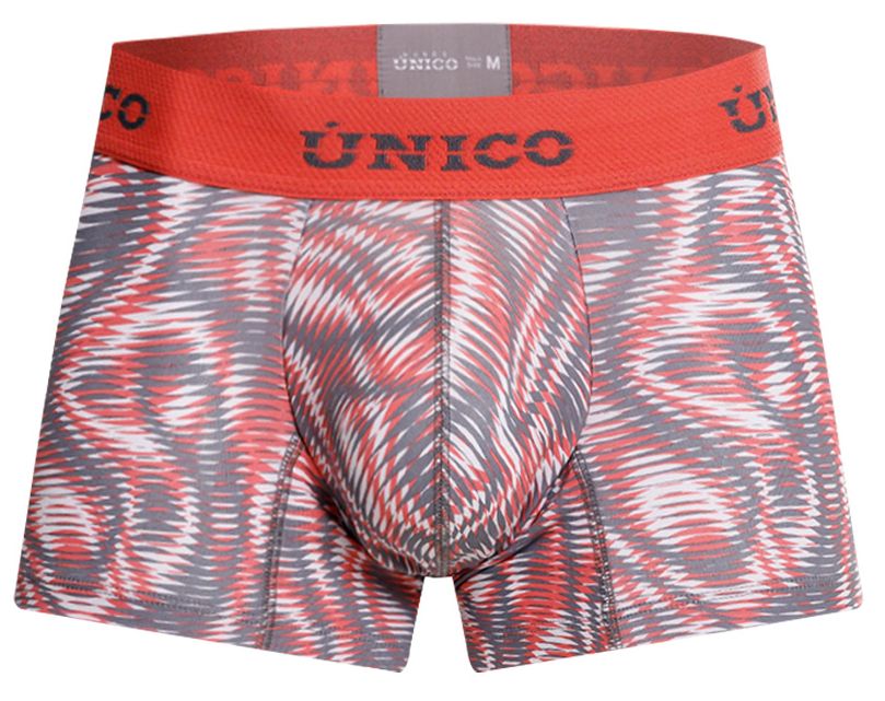 Pink Unico Acanalado Trunk by CITYBOYZ★USA, showcasing the stylish, textured design of the men's trunk in a vibrant color.