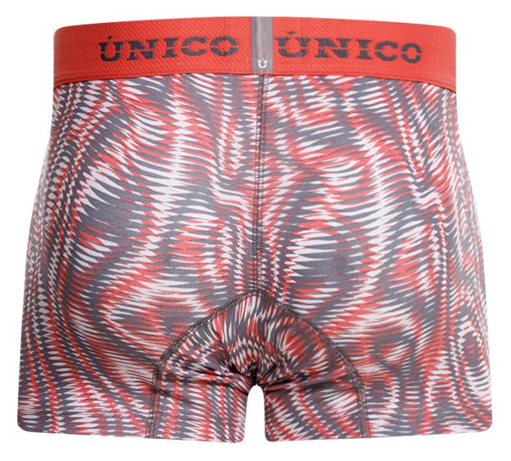 Pink Unico Acanalado Trunk by CITYBOYZ★USA, showcasing the textured fabric and stylish design of the men's trunk.