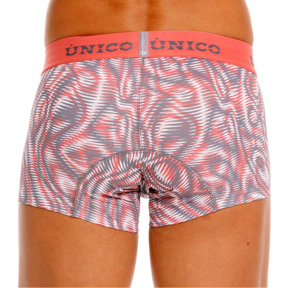 Pink Unico Acanalado Trunk by CITYBOYZ★USA, featuring a sleek, ribbed design and comfortable fit.