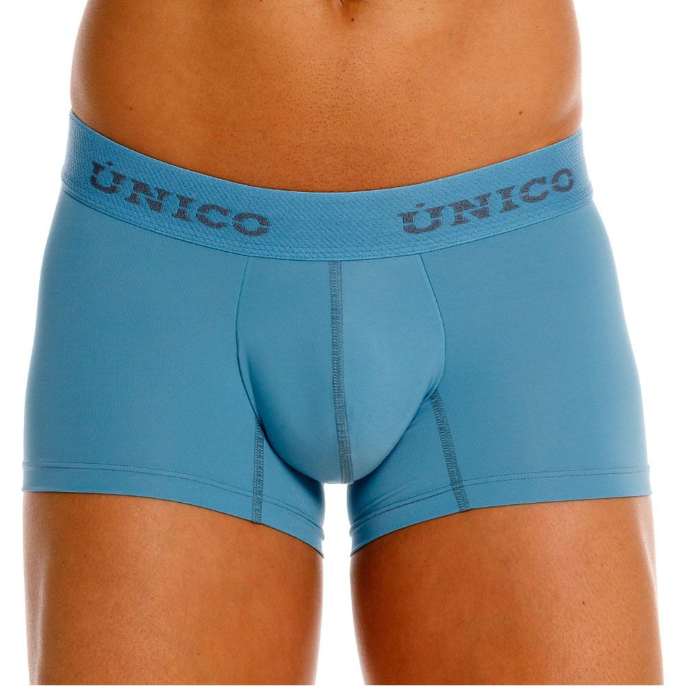 Blue Unico Ventisca trunk by CITYBOYZ★USA with sturdy fabric and reinforced handles, displayed on a plain background.