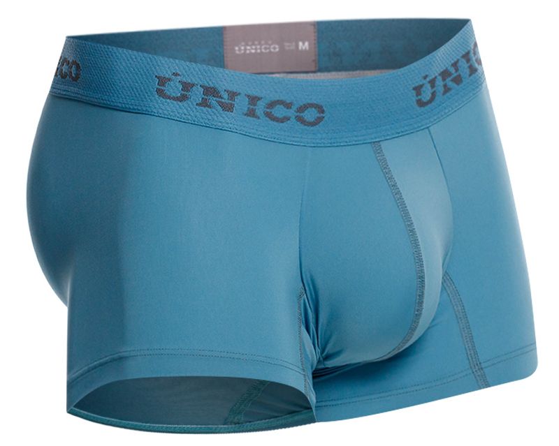 Blue Unico Ventisca trunk by CITYBOYZ★USA with a sleek design, featuring sturdy fabric and spacious interior for travel storage.