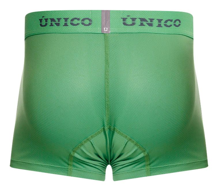 Green Unico Frog Trunk by CITYBOYZ★USA, featuring a playful frog design on a comfortable trunk underwear.