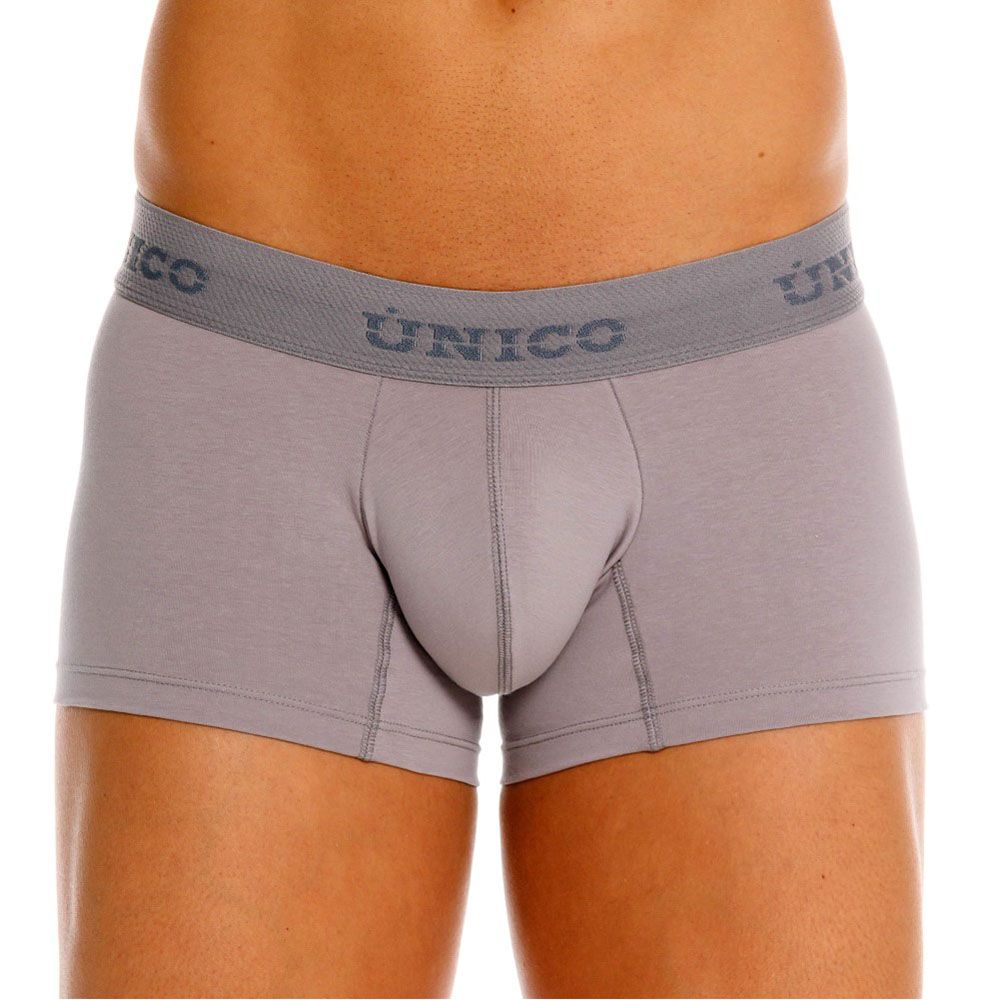 Gray Unico Ruano trunk by CITYBOYZ★USA with sturdy handles and metal latches, shown from a front angle on a white background.