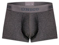Gray Unico Brio trunk by CITYBOYZ★USA with sleek design and sturdy fabric, shown in a close-up view.
