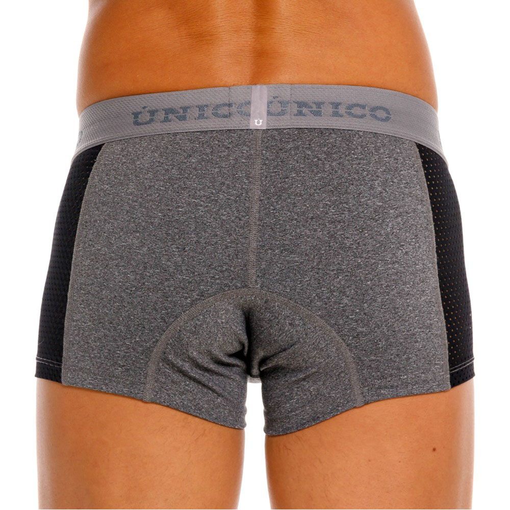 Gray Unico Brio trunk by CITYBOYZ★USA, featuring a sleek design and sturdy fabric, displayed on a white background.