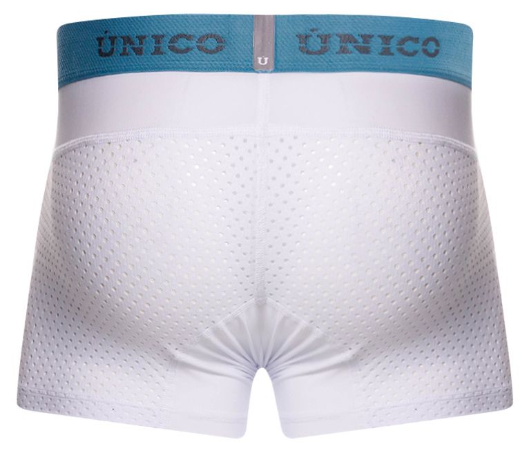 White Unico Sedoso Trunk by CITYBOYZ★USA, showcasing the comfortable trunk underwear with a smooth fit and soft fabric.