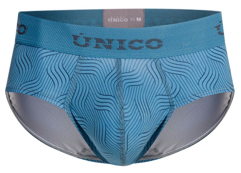 Blue Unico Lenoso brief by CITYBOYZ★USA featuring a comfortable fit and stylish design on a white background.
