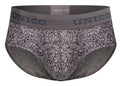 Gray Unico suede men's brief by CITYBOYZ★USA with smooth suede fabric and classic brief design.