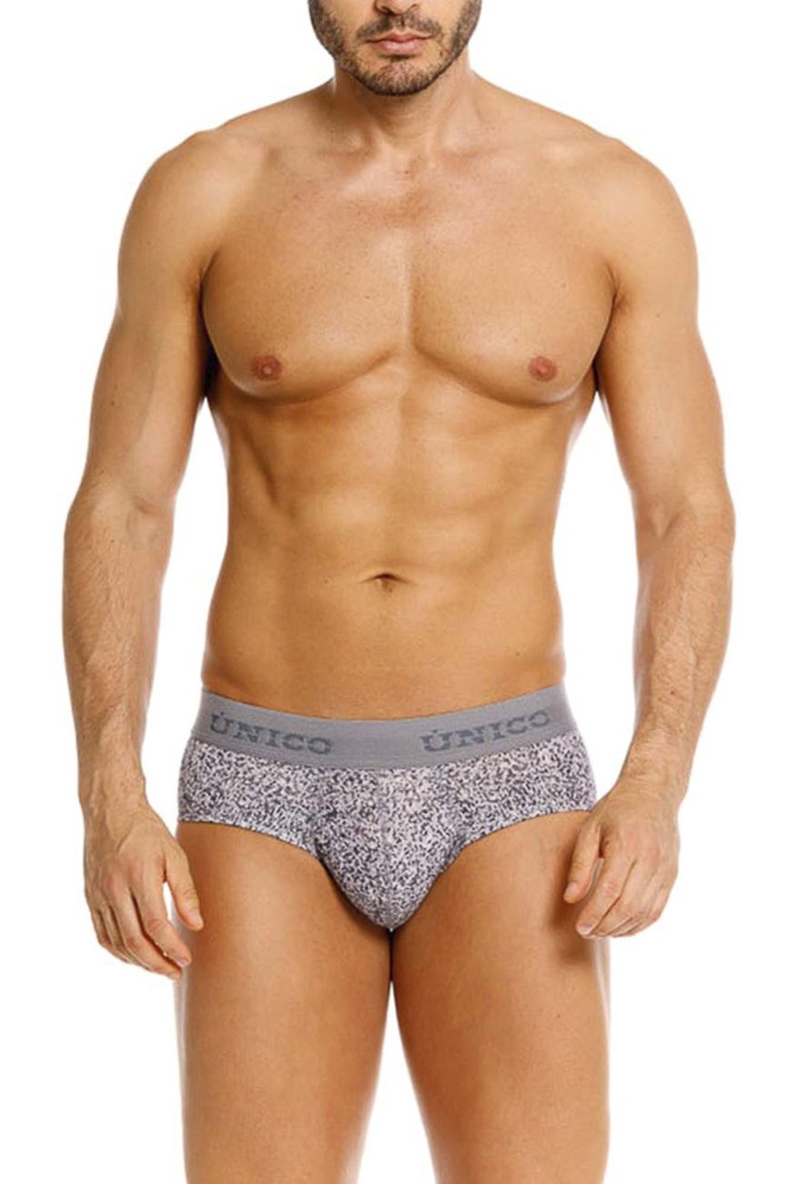 Gray Unico Suede Brief by CITYBOYZ★USA featuring soft suede fabric and a comfortable fit.