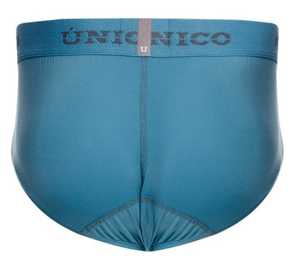 Blue Unico Ventisca brief by CITYBOYZ★USA, showing a close-up of the men's underwear with a smooth fit and waistband detail.