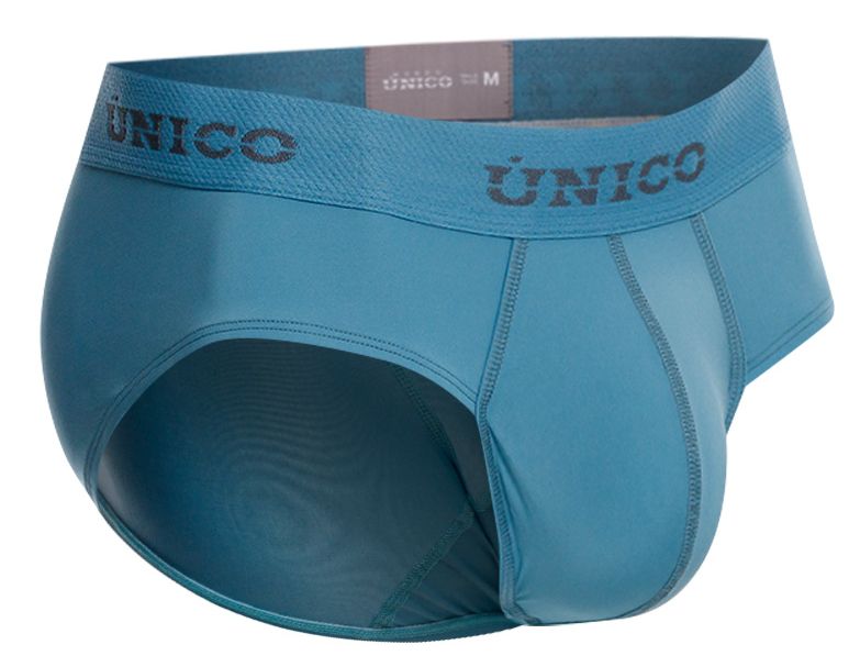 Blue Unico Ventisca brief by CITYBOYZ★USA, featuring a snug fit and comfortable waistband, shown on a plain background.