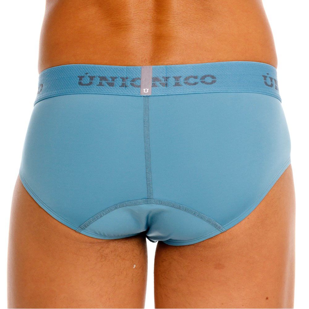 Blue Unico Ventisca brief by CITYBOYZ★USA, showcasing a comfortable, stylish men's underwear with a snug fit and modern design.