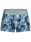 Blue Unico Tags Trunk by CITYBOYZ★USA, men's trunk underwear with comfortable fit and stylish design.