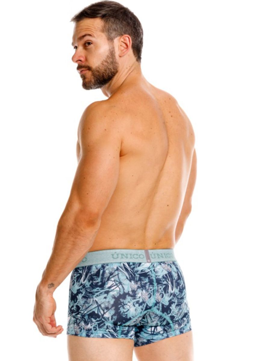 Blue Unico Tags trunk by CITYBOYZ★USA featuring a comfortable, fitted design and stylish waistband.