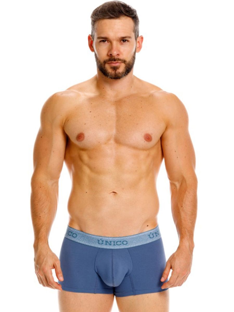 CityBOYZ USA Unico Classic Trunk in teal, showcasing the stylish and comfortable men's trunks with a fitted design.
