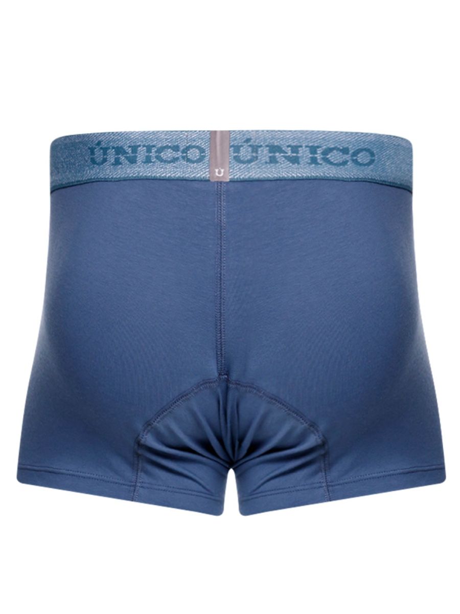 Teal CITYBOYZ★USA Unico Classic Trunk with comfortable waistband and sleek design, displayed folded on a neutral background.